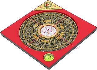 BESPORTBLE Enfeites De Bússola Bússola De Caminhada Estátuas Ao Ar Livre Decorações De Viagem Pan Bússola Chinesa Peças Centrais De Mesa Cobre Estilo Chinês Bússolas Feng Shui Adorno De Mesa