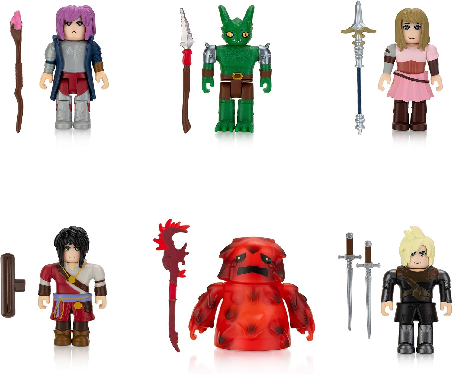 Roblox Action Collection - World Zero Six Figure Pack [Includes Exclusive Virtual Item]