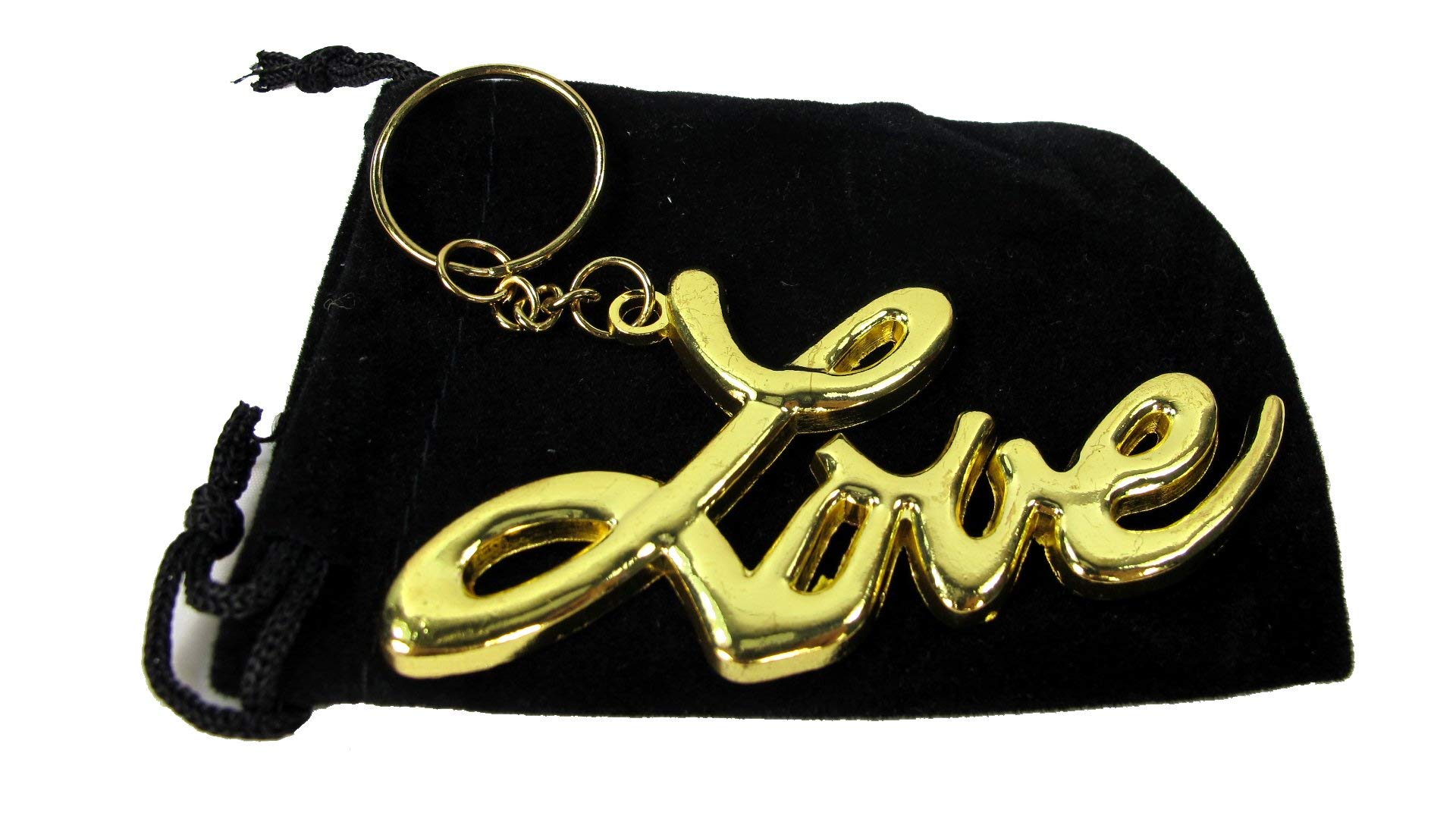 thecostumebase Sex and the City Love Keychain Keyring Keyfob Satc Gold/Silver (Gold)