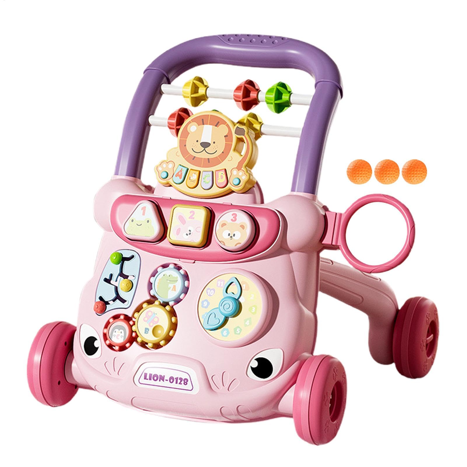 Trotter di attività per bambini, trotter per bambini con ruote | Seat Walker Active Activioning Stand | Baby stable, walker di sviluppo