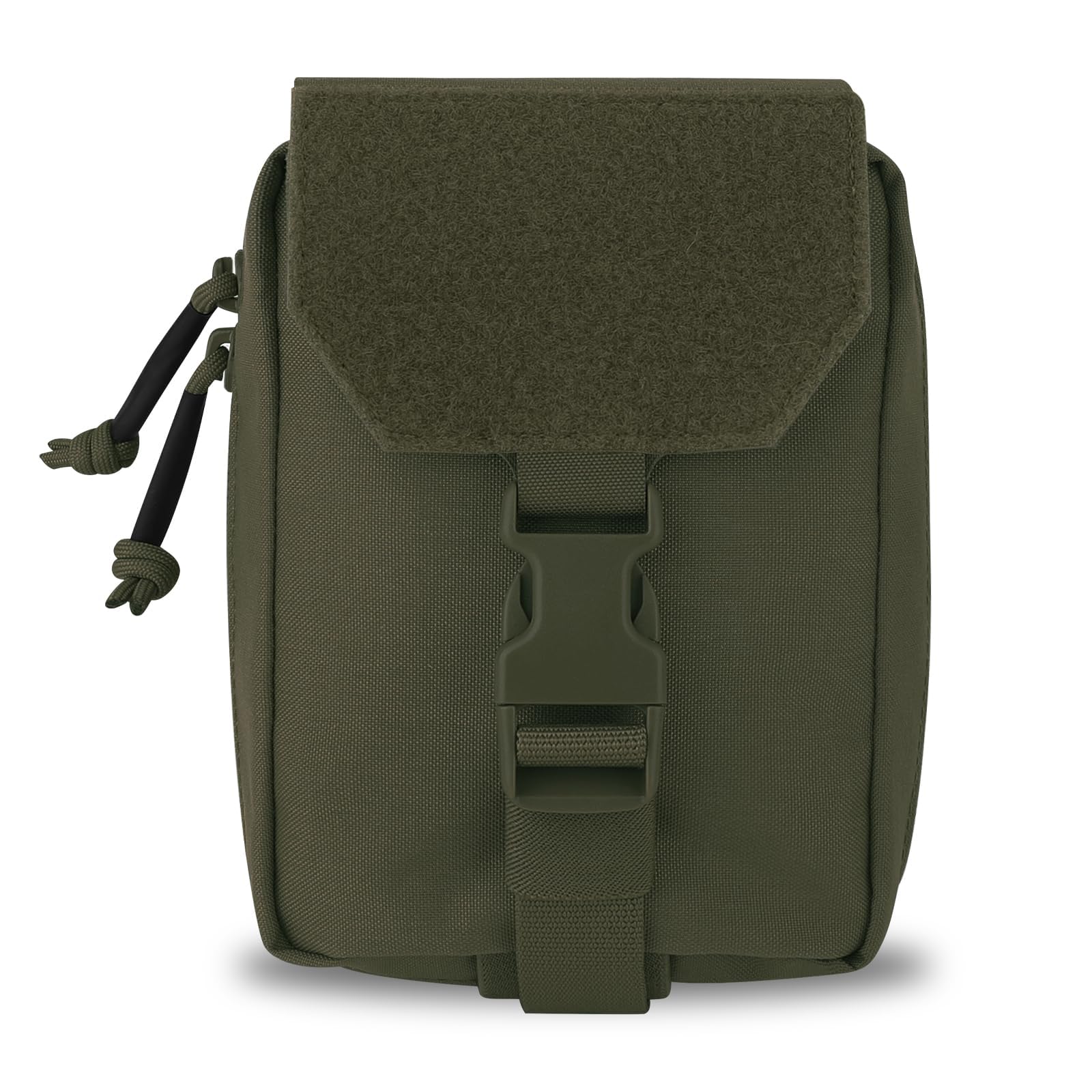 PETAC GEAR Tactical Rip Away Medical Pouch Tear Off First Aid IFAK Pouch Trauma Bag Molle & Belt Outdoor Emergency Survival Bag (Ranger Green)