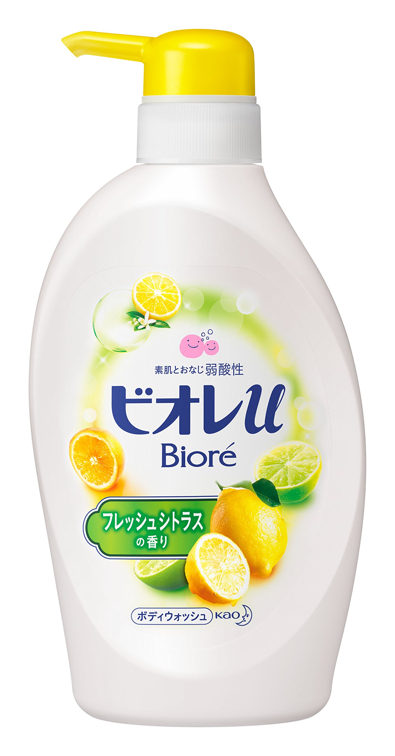 BIORE U Body Soap Pump, Fresh Citrus