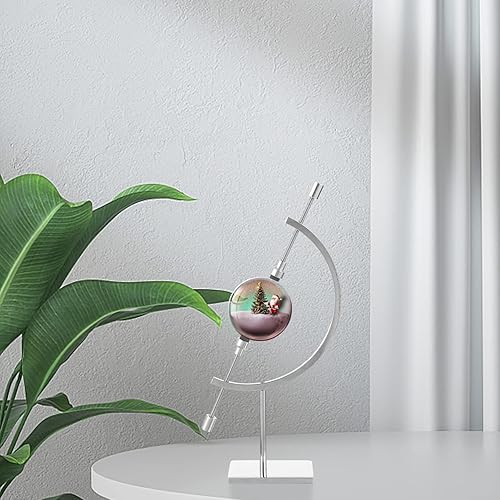 Miniatura 9 de Soportes de exhibición de cristal, soportes de calibrador, soporte de exhibición de bolas de cristal, caballetes de globo de vidrio para ornamento