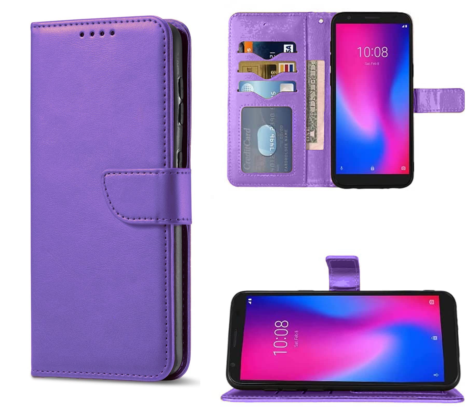 BoerHang Custodia Per Orbic JOY 4G RC608L, Slot Per - Foto 7