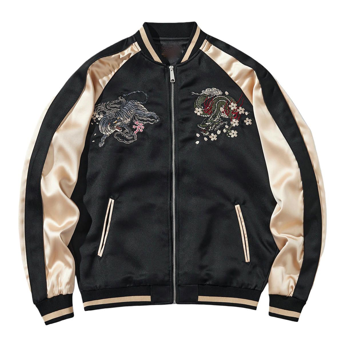 Chaqueta de béisbol para hombre, estilo chino, estilo callejero, bordado, vintage, diseño retro