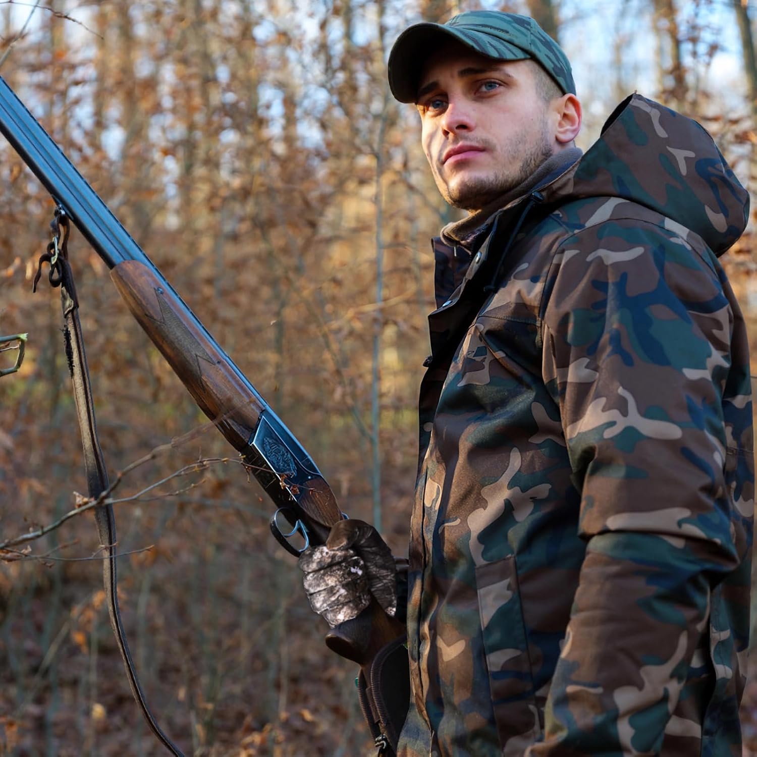 EAmber Camouflage Hunting Gloves Camo Touch Screen Gloves Pro Anti-Slip Lightweight Archery Accessories Hunting Outdoors - Image 6