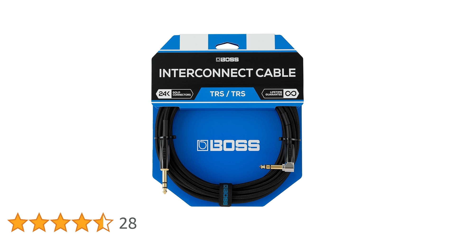 Amazon.co.jp: BOSS ボス TRSケーブル BCC-3-TRA 長さ1m L字型