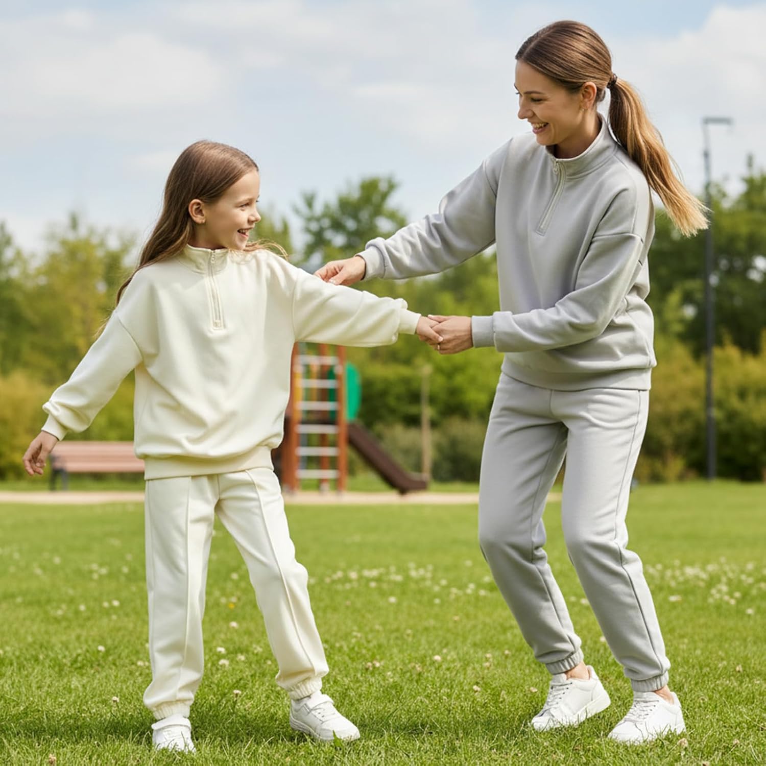 Girls Clothes 7-14 Years Sweat Suits and Sweatpants 2Pcs Girls Fall Winter Outfits