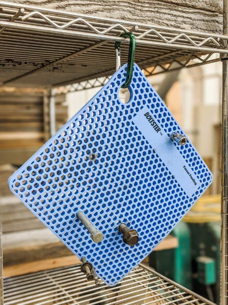 Boltster | Mechanic Tools Organization | Silicone Bolt and Bit Fastener Holder | Flexible Rubber Tool Pad