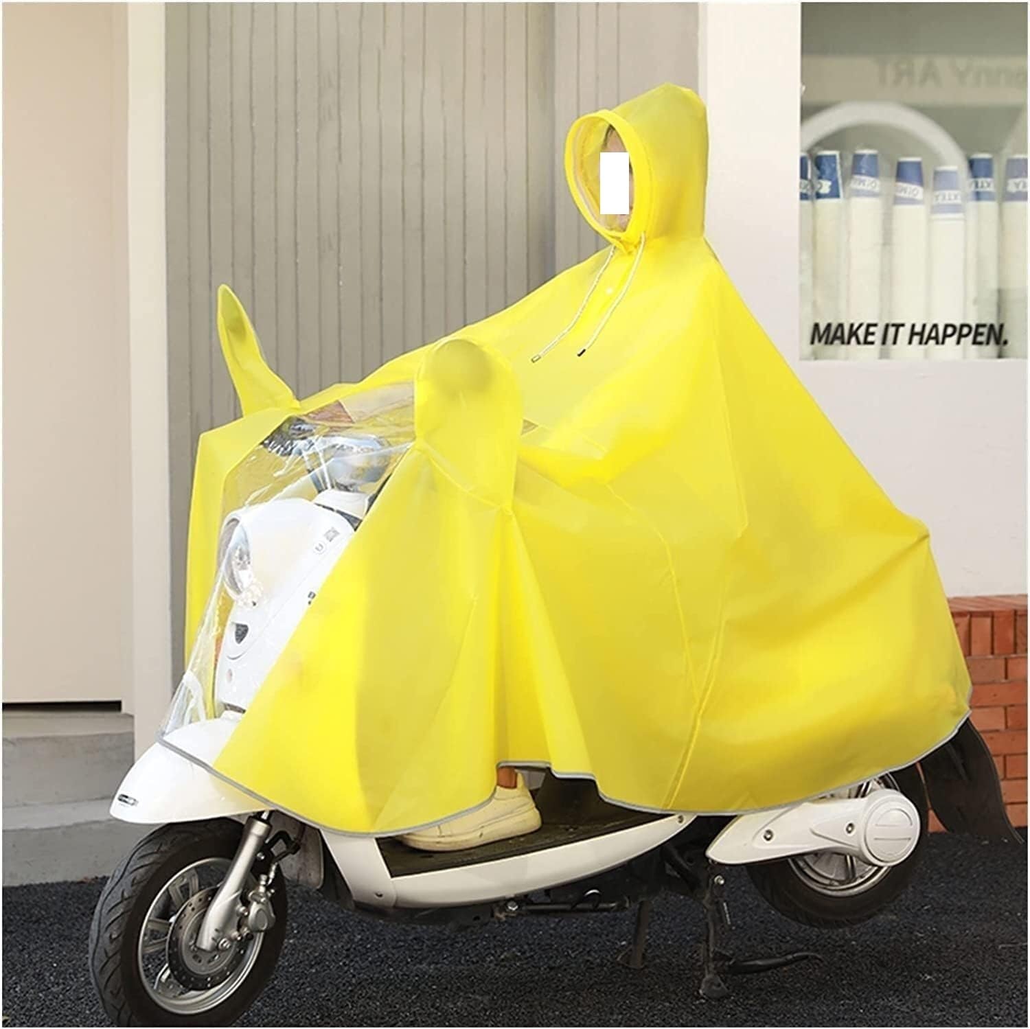 Funda para scooter de movilidad Poncho de lluvia for scooter eléctrico, impermeable for bicicleta, capa de lluvia, poncho de lluvia for bicicleta, poncho de lluvia con capucha, impermeable for ciclism