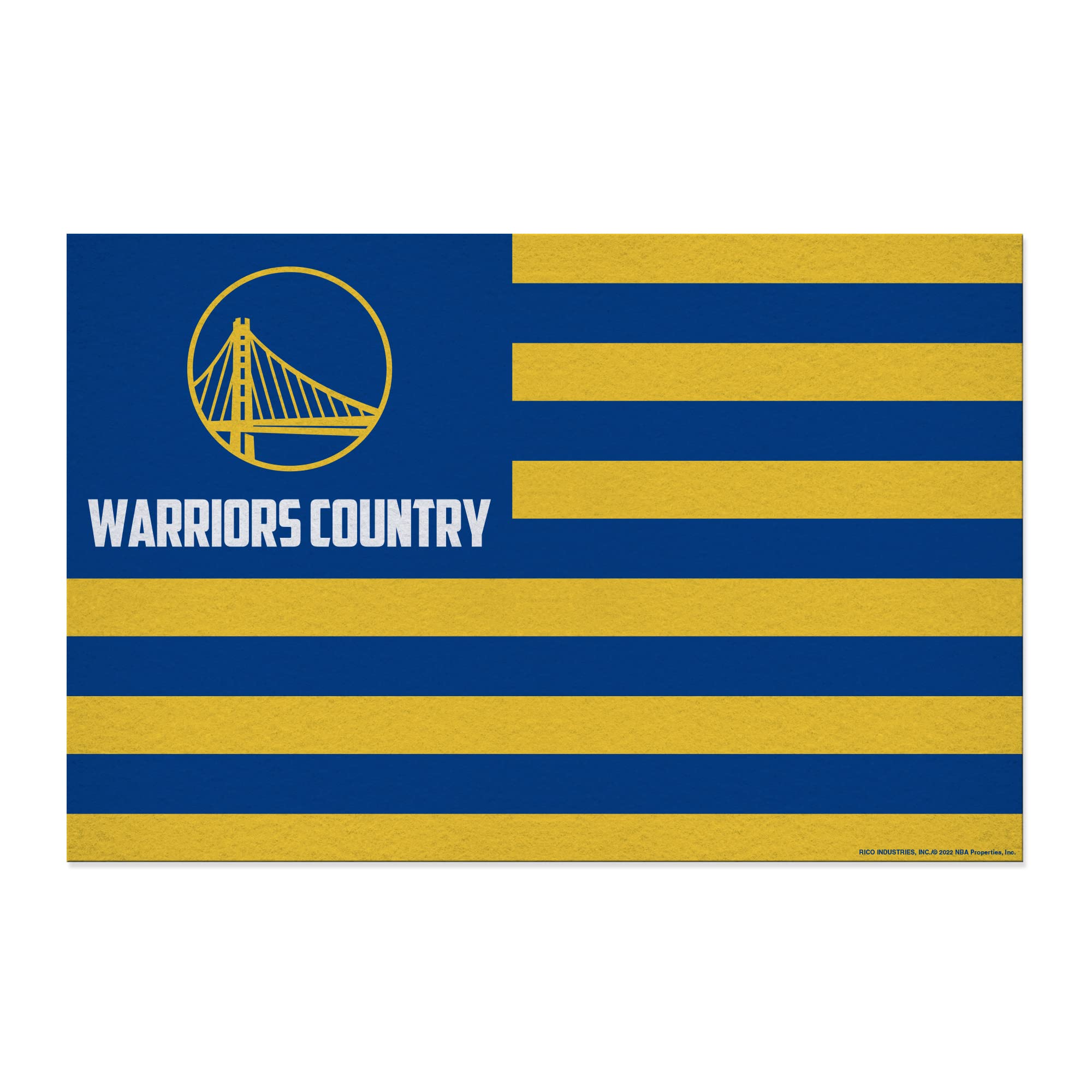 Rico Industries NBA Basketball Golden State Warriors Country 25