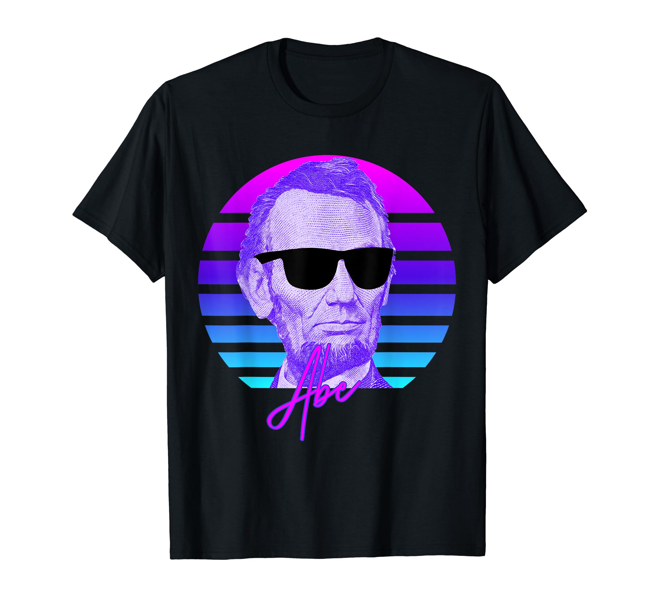 President Lincoln USA Co.Abraham Lincoln Vaporwave American History Abe Lincoln T-Shirt