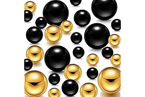 150 Pieces Black Faux Vase Pearls/Vase Makeup Beads for Home Wedding Decor