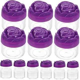 MAGICLULU 12pcs Plastic Travel Jars for Moist...