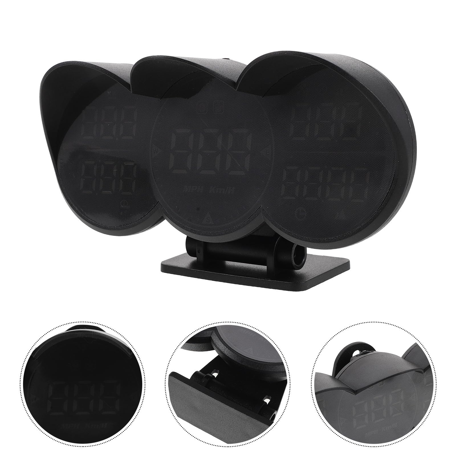 Auto Brightness Hud Car Gauge Display High Definition Digital Speedometer with GPS Projection Compass Overspeed Alarm for Vehicles And Motorcycles