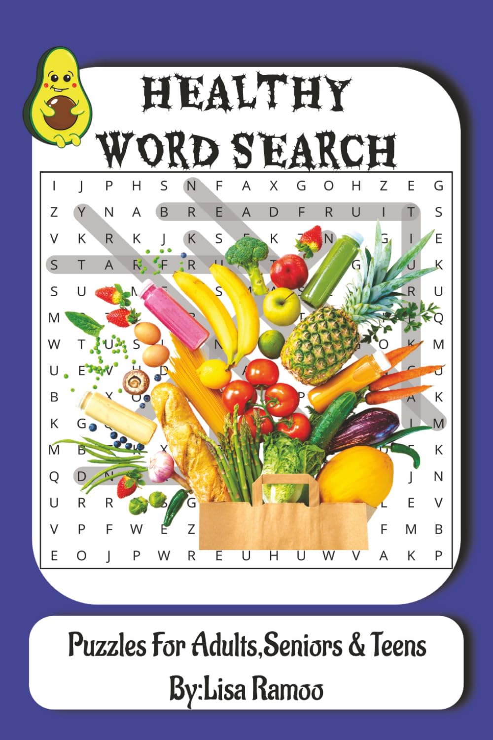 Healthy Wordsearch: Boost Your Brain & Wellness: 55 Fun & Relaxing Word Puzzles for a Healthier You