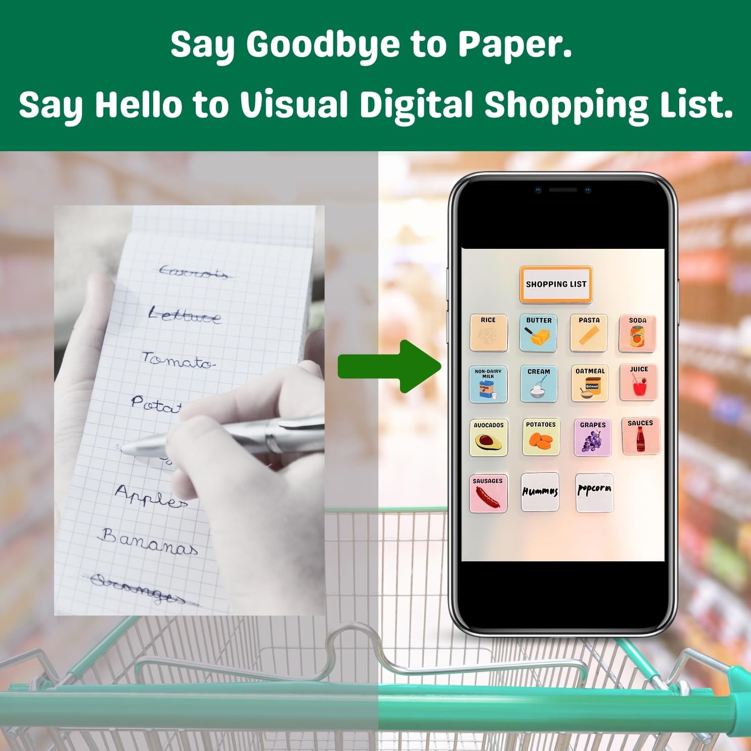 冷蔵庫用マグネット75個セット - 書き換え可能な冷蔵庫在庫トラッカー 期限切れの食品、買い物リスト、食事計画用 - 教育学習おもち