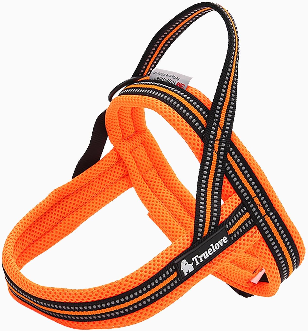 TRUE LOVE Dog Harness Reflective Security Soft Mesh Padded Pet Harness for Small Medium Large Breeds TLH5811