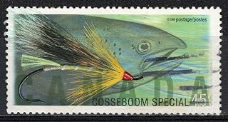 Canada - Fishing Flies - Cosseboom Special - Postage Stamp - # 1720 - Very Good Condition