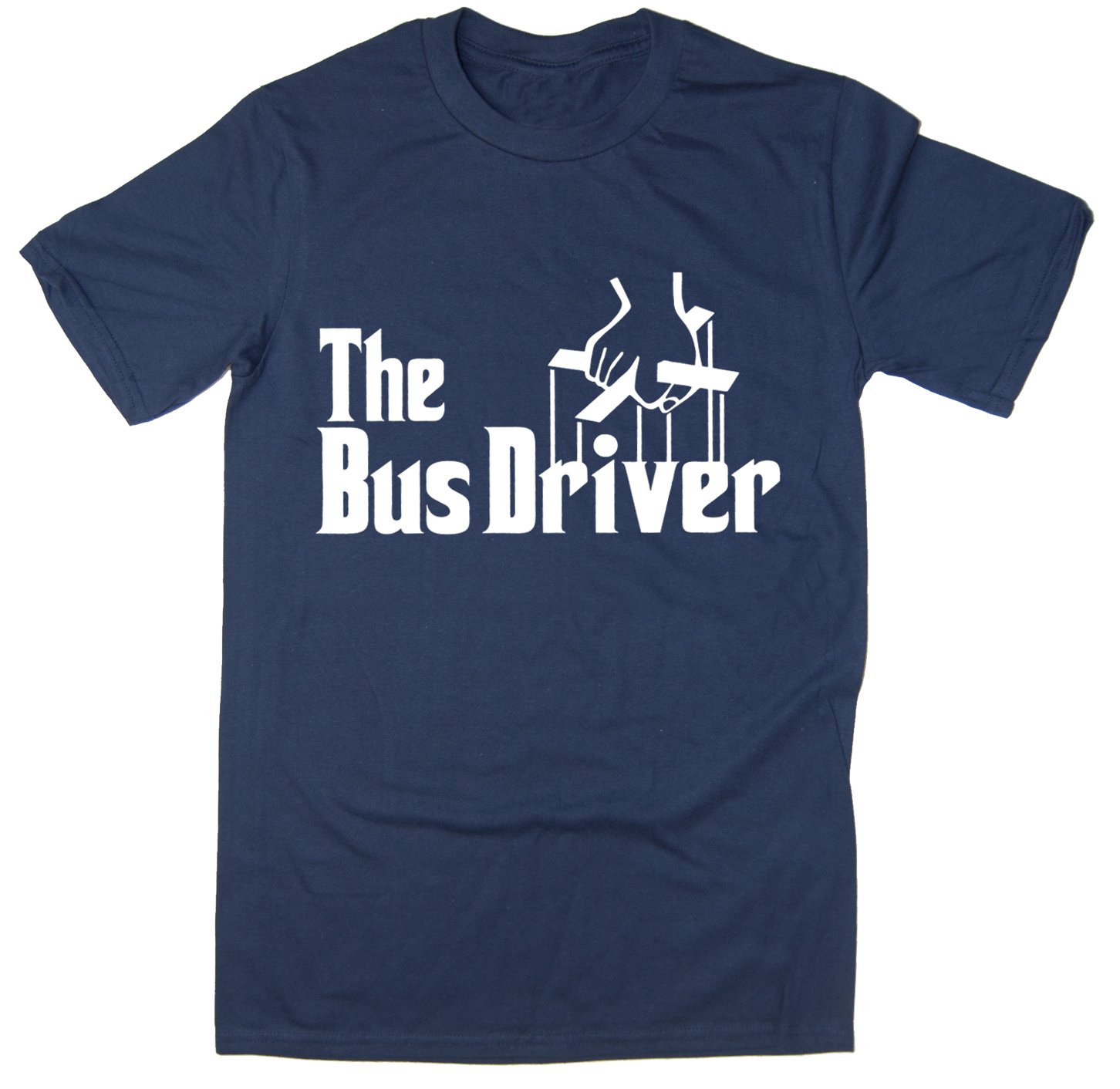 Rocket Fuel 'The Bus Driver' Mens Funny Printed T-Shirt - Navy - XL
