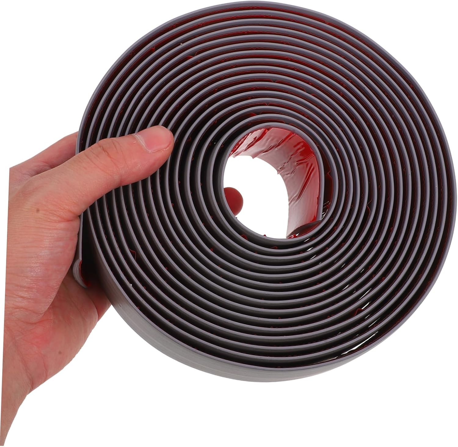 Self-Adhesive Floor Transition Strip Peel and Stick Grain Edging for Doorways Flexible and Trim for Transition Homes and Businesses