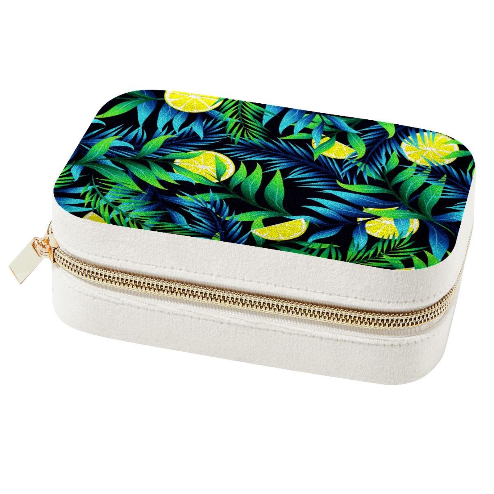 Boîte à bijoux de voyage tropicale pour vos déplacements