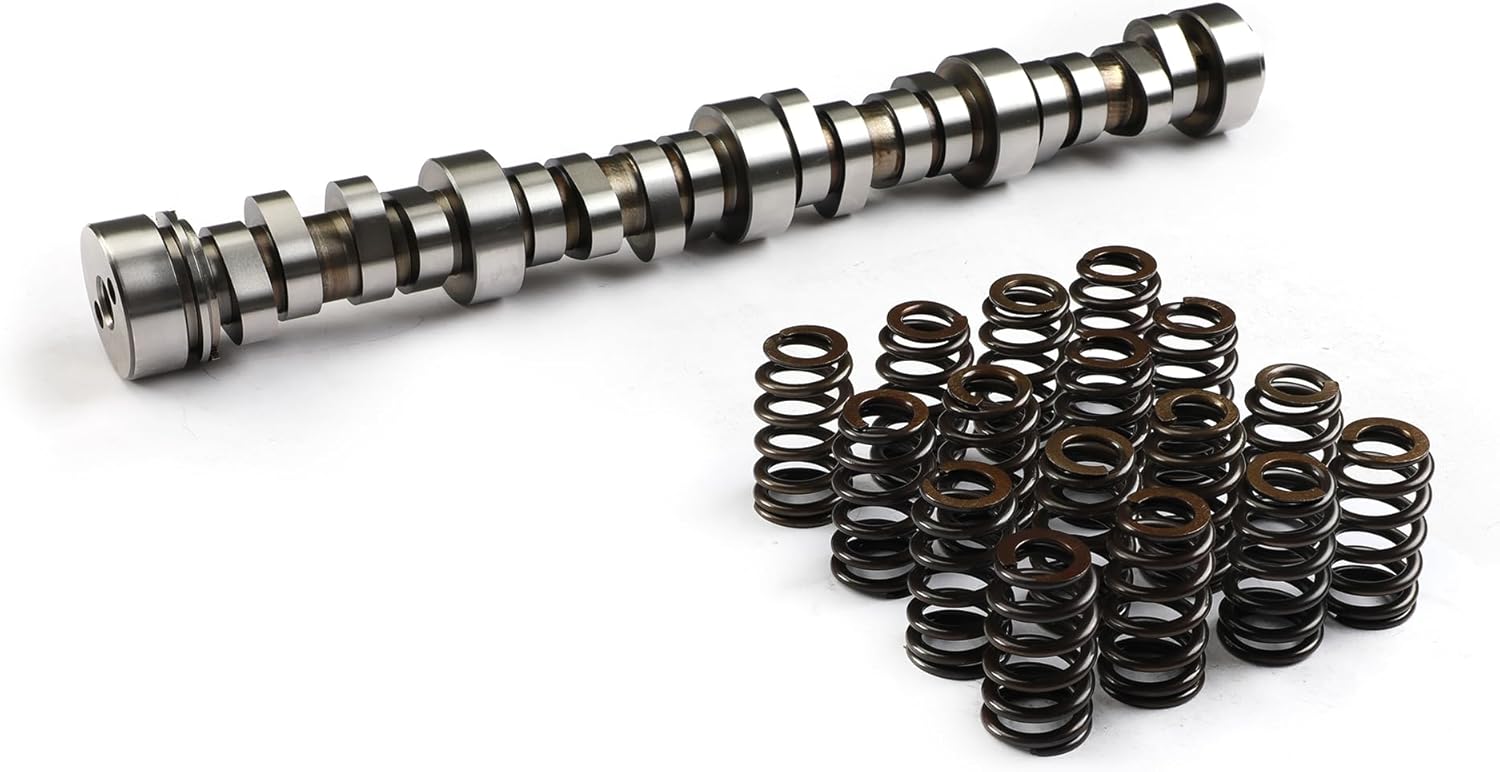 Stage 3 LS Cam Kit Compatible with 1999-2013 GMC Trucks and SUVs Equipped with 4.8L, 5.3L, 6.0L, 6.2L Engines LS Truck Stage III Camshaft w Springs, Seals, 7.400 Pushrods 31824100, SP011-16