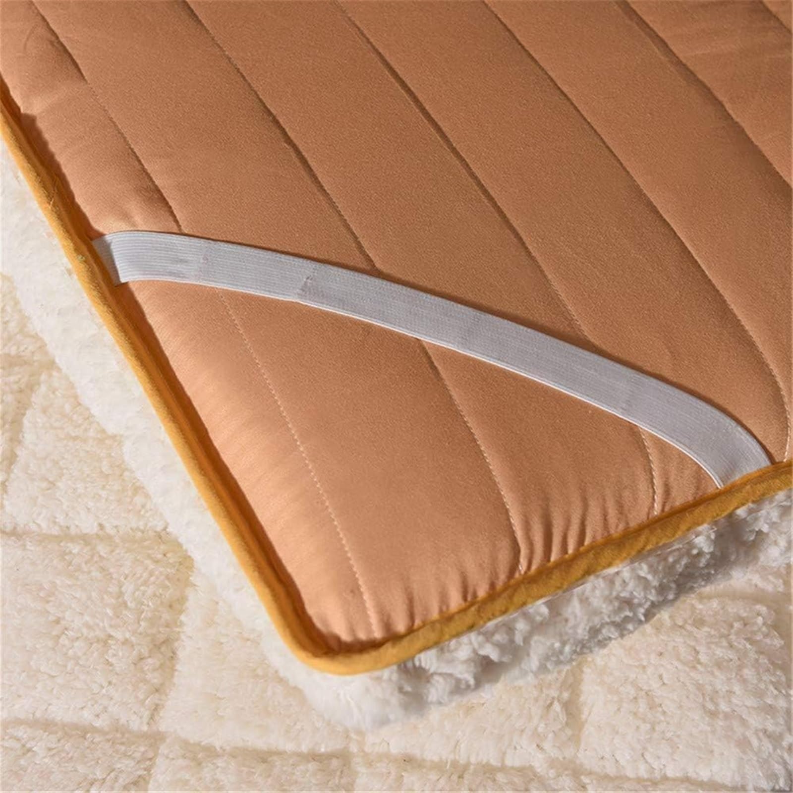 Japoński materac podłogowy Szczotkowany materac futon Przenośny Pikowana mata tatami Oddychający materac piankowy z pamięcią kształtu Składany Japoński materac podłogowy (Color : A, Size : 90 * 200cm