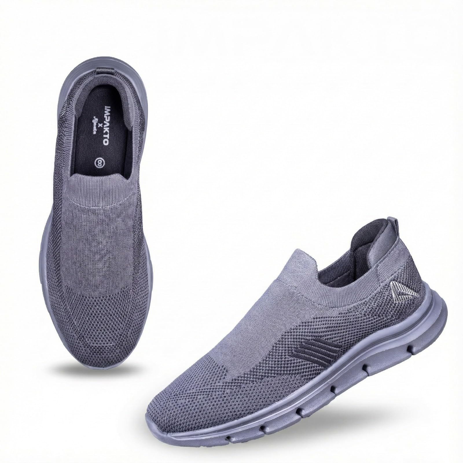 FlexiSock Men’s Walking Shoes | Lightweight & Breathable Casual Shoes | Slip-in Fit System for Hassle-Free Wear | Padded Insole | Anti-Skid EVA Outsole | Perfect for Casual Outfit-image-37