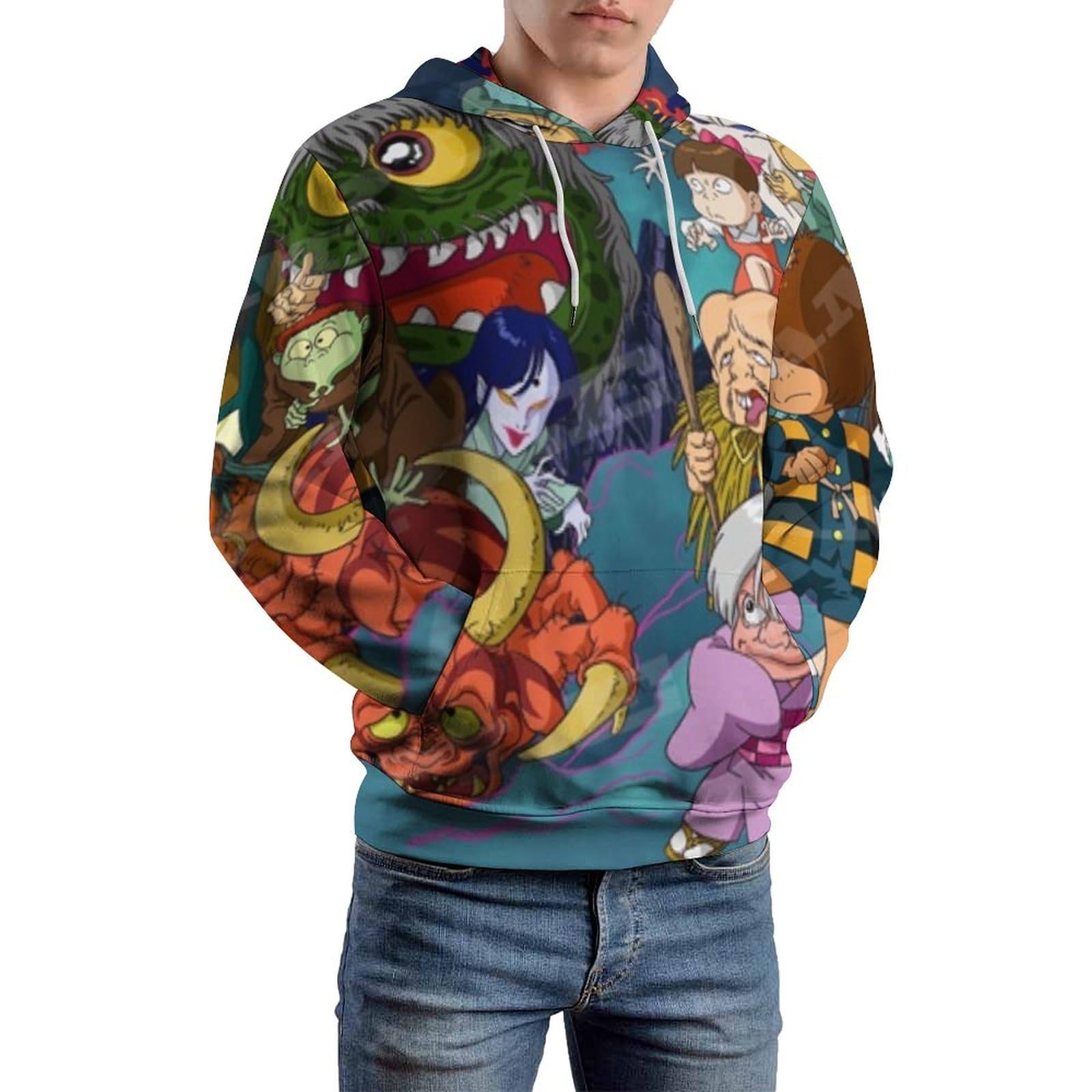 Amazon.co.jp: ゲゲゲの鬼太郎 鬼太郎誕生 パーカー トレーナー