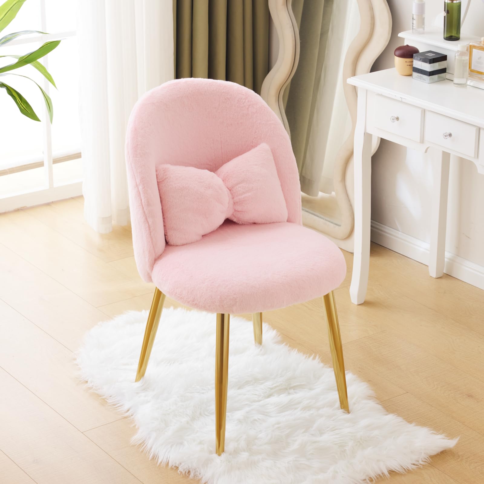 Chairus Fauteuil En Fausse Fourrure