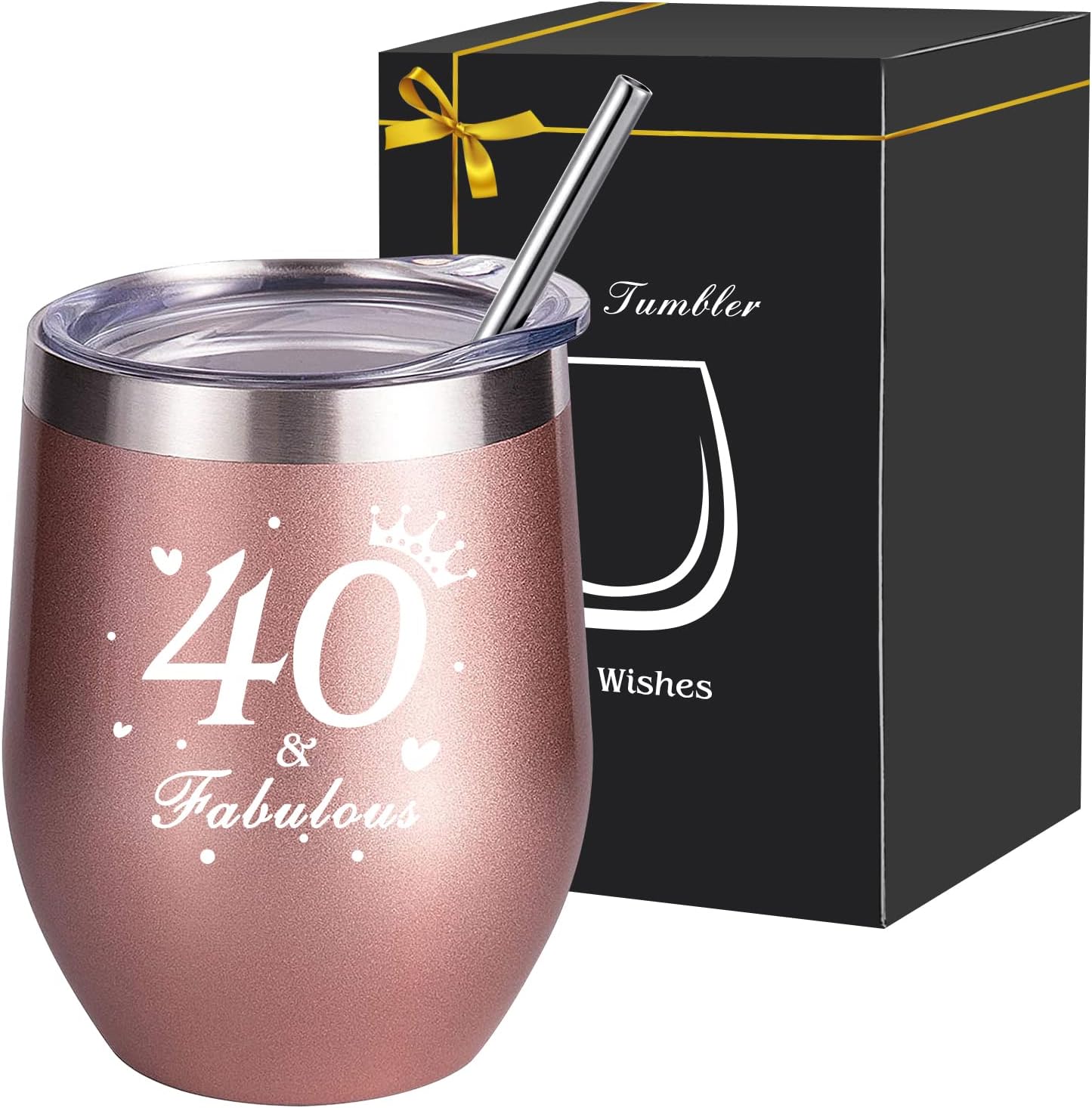 Tasse Inox Trendation – Cadeau Pour Femme 40 Ans – 40. Geburtstag – Neuf, Personnalisé Possible ?