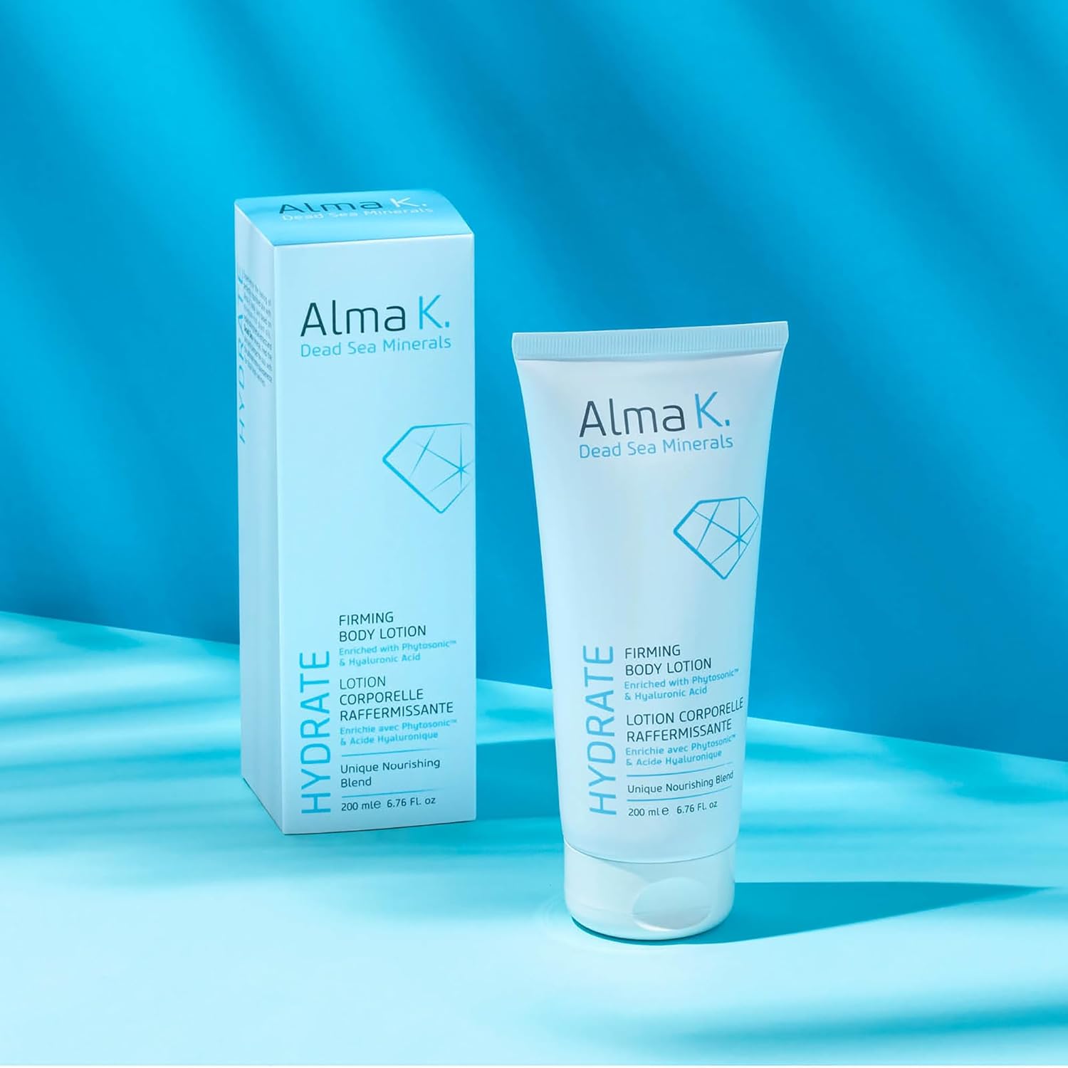 Alma K Firming Body Lotion - Daily Body Cream - with Dead Sea Minerals, Hyaluronic Acid - For Women for Dry Skin - 6.76 oz
