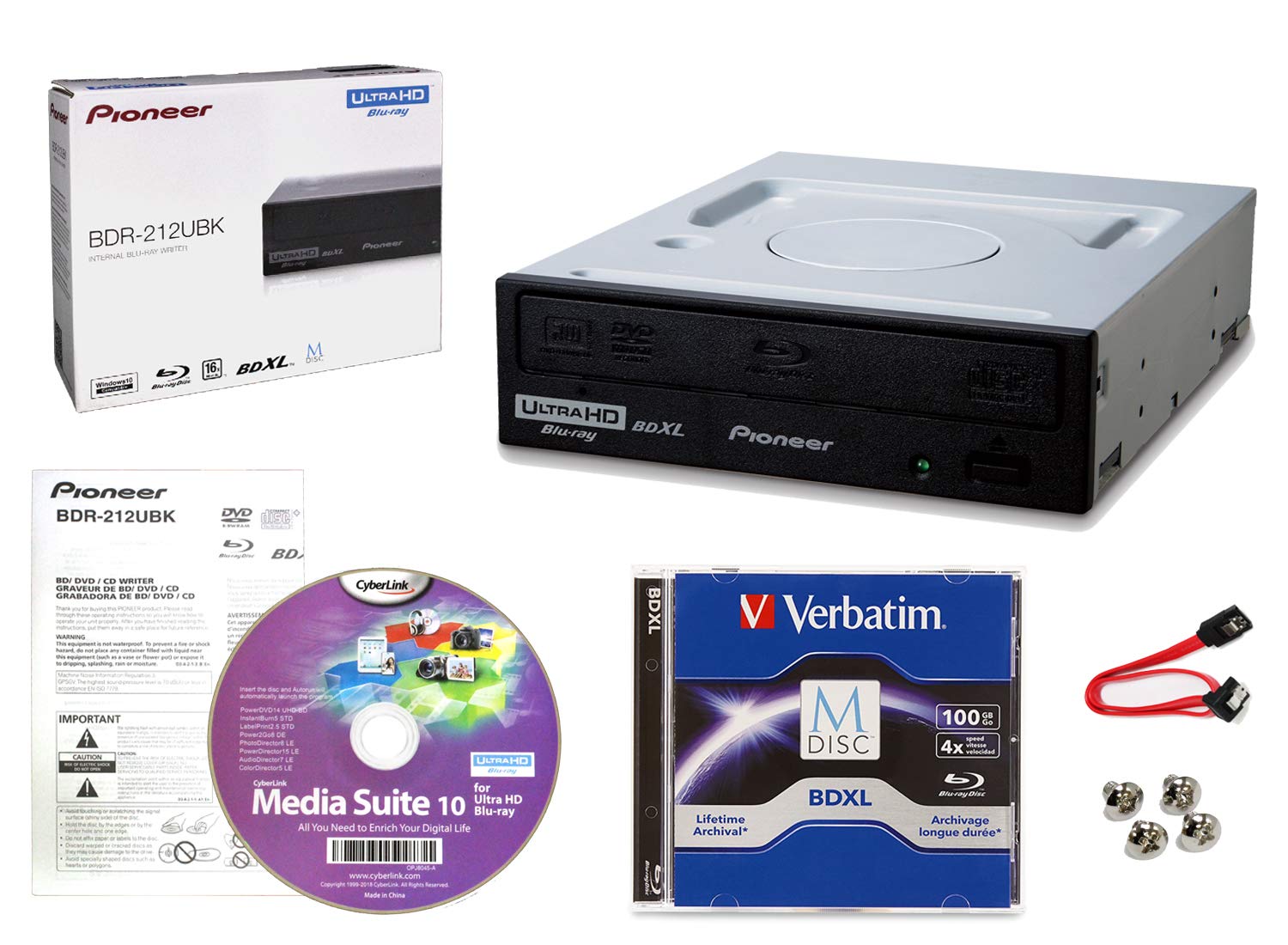 Amazon.in Buy Pioneer BDR212UBK Internal 16x Bluray Writer Drive