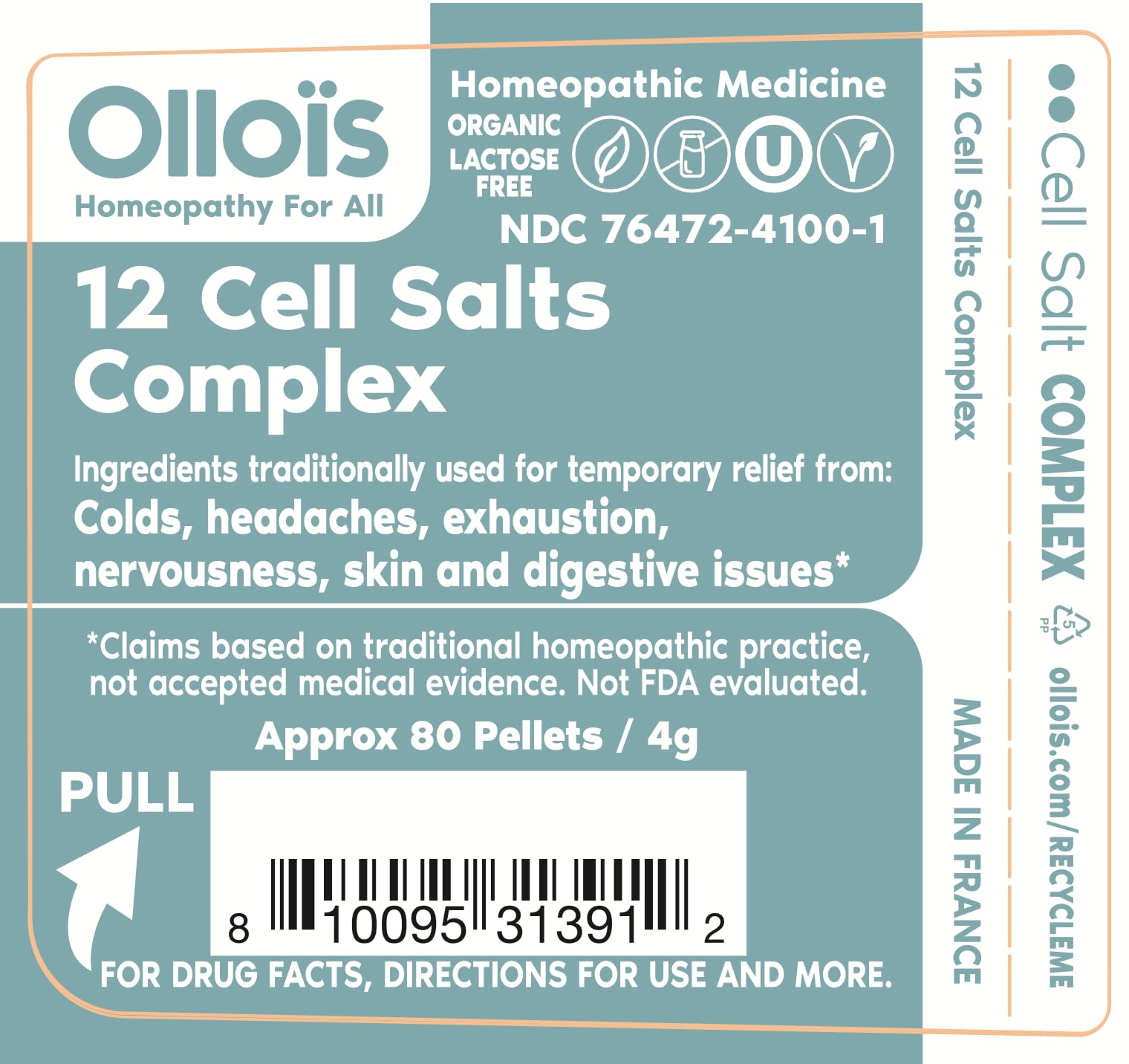 Amazon.com: OLLOIS Cell Salts 12 Complex - Lactose-Free, Vegan and