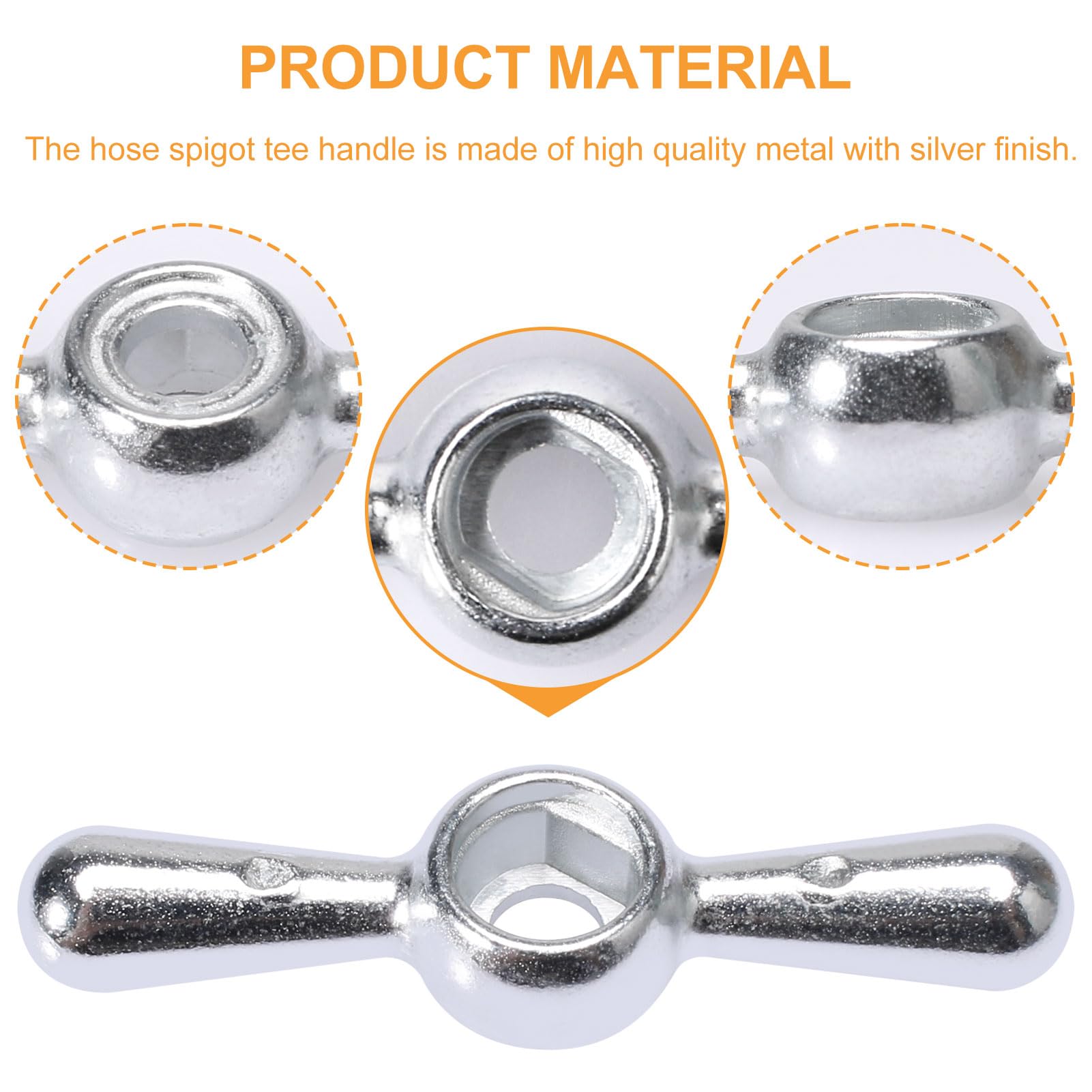 Valvole Per Maniglia Rubinetto TOP-VIGOR 7x7mm - Ricambio Per Rubinetti Esterni, Acciaio Verniciato - Foto 2