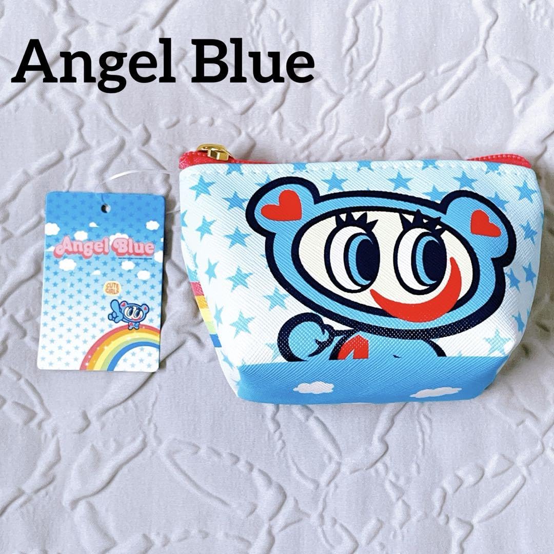 Amazon.co.jp: エンジェルブルー ミニポーチ 小物入れ 中村くん ブルー