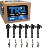 Vista 101 de Kit de Bobina de Encendido y Bujía de TRQ 8 Piezas Bujías de Iridio Compatibles con Toyota Tacoma 2005-2014 4Runner 2010 Tacoma 2015-2021