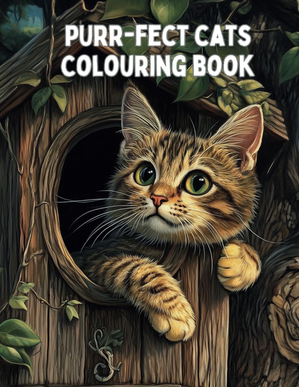 Purr-fect Cats Coloring Book