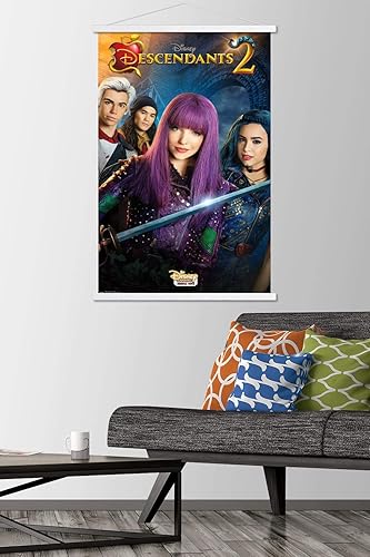 Vista 34 de Trends International Disney Descendants 2 - Póster de pared de una hoja, 22.375 x 34 pulgadas, versión sin marco