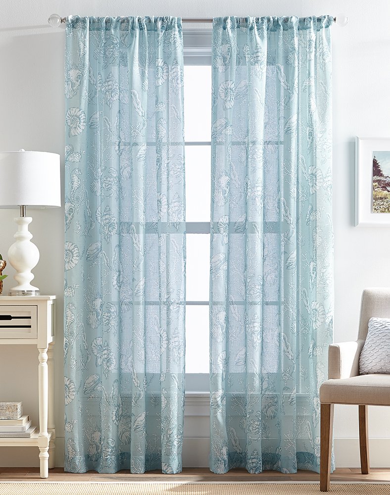 Sheer Curtains Shells Curtains & Drapes