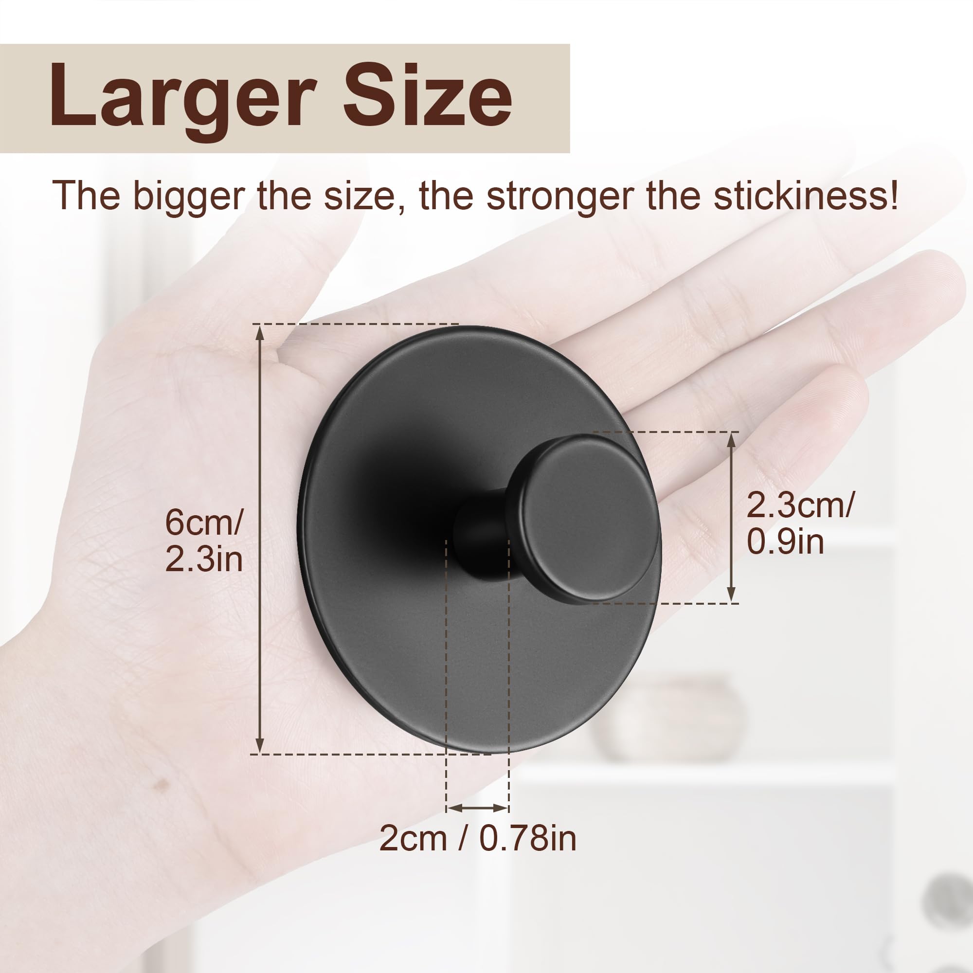 thumbnail: Multifunctionele Badkamer Haak - Zelfklevende Haak Voor Handdoeken, Extra Sterk Plakband