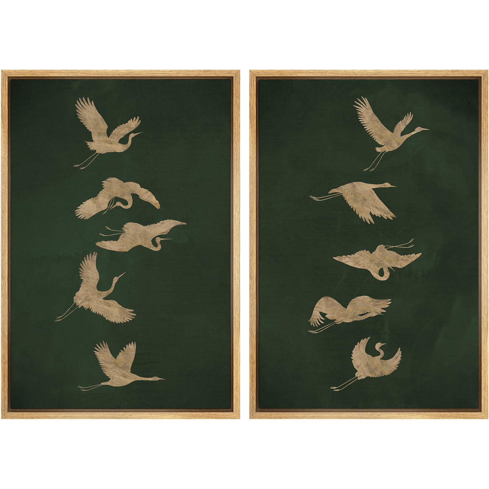 SIGNWIN Framed Canvas Print Wall Art Abstract Wave Pattern Modern Art Minimalist Neutral Decor for Living Room, Bedroom, Office - 16"x24"x2 Natural — view 78