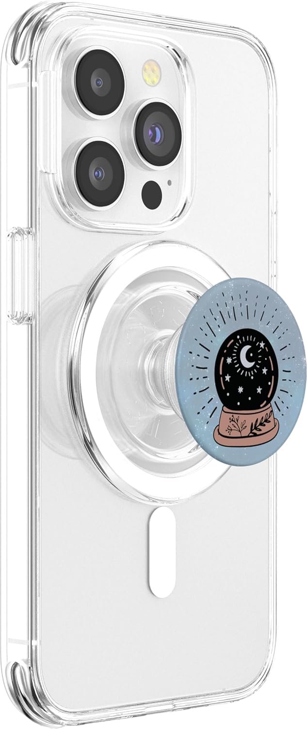 Crystal Ball Witch's Essentials Witchy Design Halloween Cute PopSockets MagSafe PopGrip for iPhone