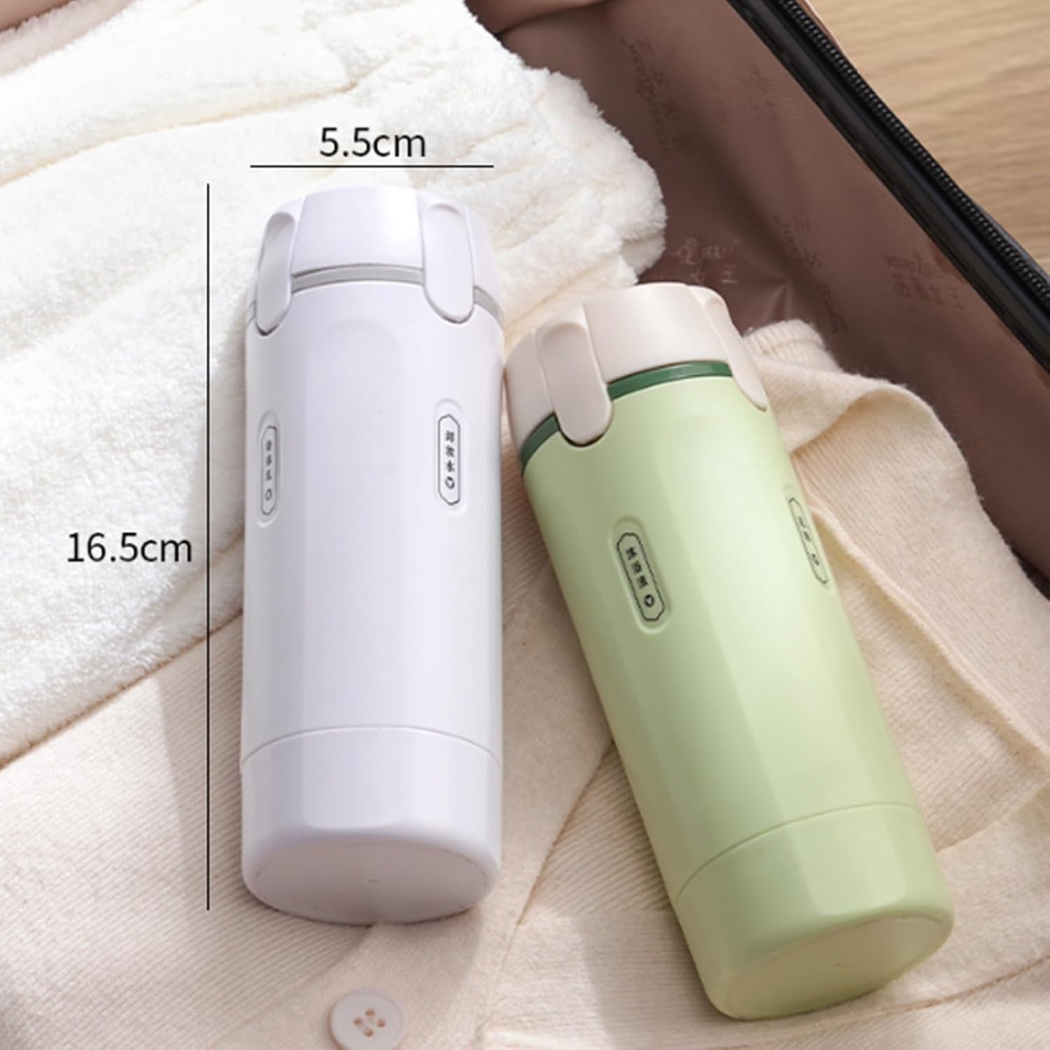 4-in-1 Portable Cosmetic Shampoo Dispenser Storage Bottle Plastic Travel Friendly Compact Design for Easy Carrying(White)
