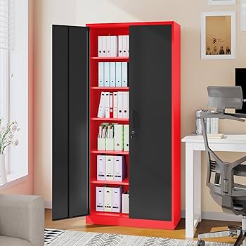 Amazon.com: 6 Tier Garage Storage Cabinet with 5 Adjustable Amazon.com: 6 Tier Garage Storage Cabinet with 5 Adjustable