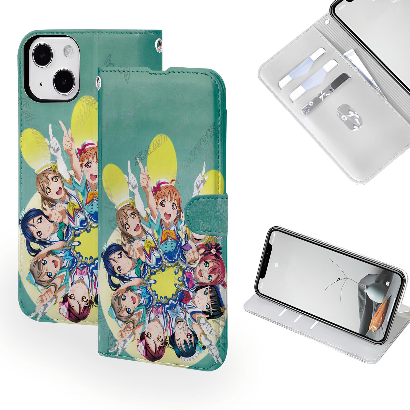 Amazon.co.jp: ラブライブ スマホ ケース iphone16ケース 手帳 型