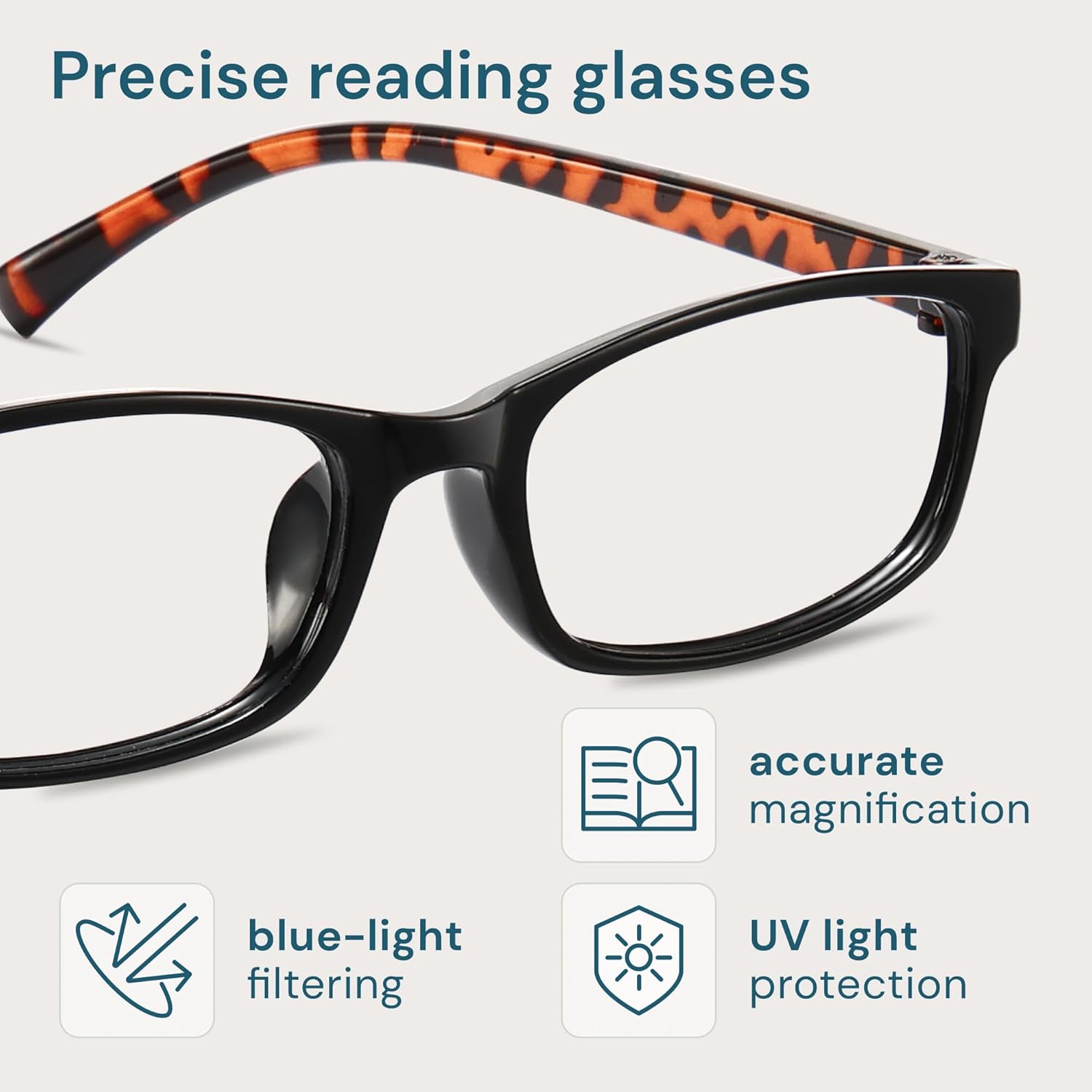 gaoye +2.5 multi pack reading glasses women - blue light blocking lenses, tr90 frames, uv400 - eyeglasses with clear vision 4packmix3 2.5 x