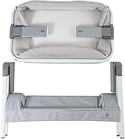 Vista 3 de Venice Child California Dreaming - Moisés para cuna con funda de viaje, sábana de cuna de bambú, colchón de algodón comprimido de bambú extraíble