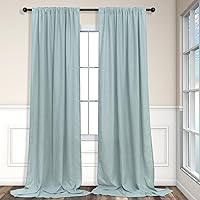 Vista 288 de Orange Linen Curtains 72 Inch Length for Living Room 2 Panels Set Back Tab Loop Pocket Semi Sheer Copper Brown Burnt Orange Curtains for Bedroom